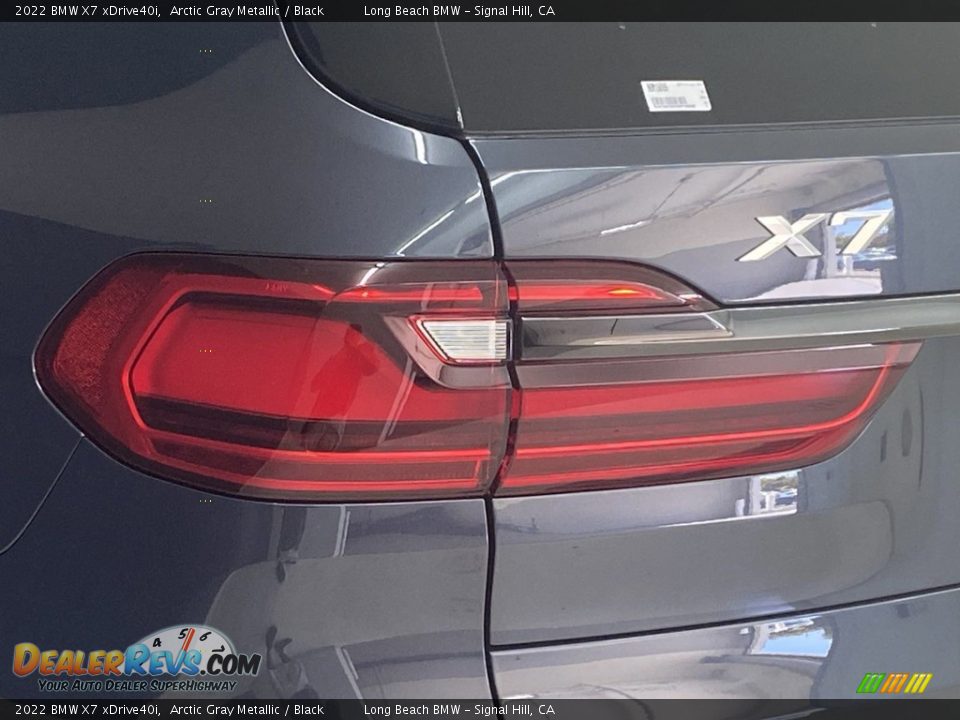 2022 BMW X7 xDrive40i Arctic Gray Metallic / Black Photo #6