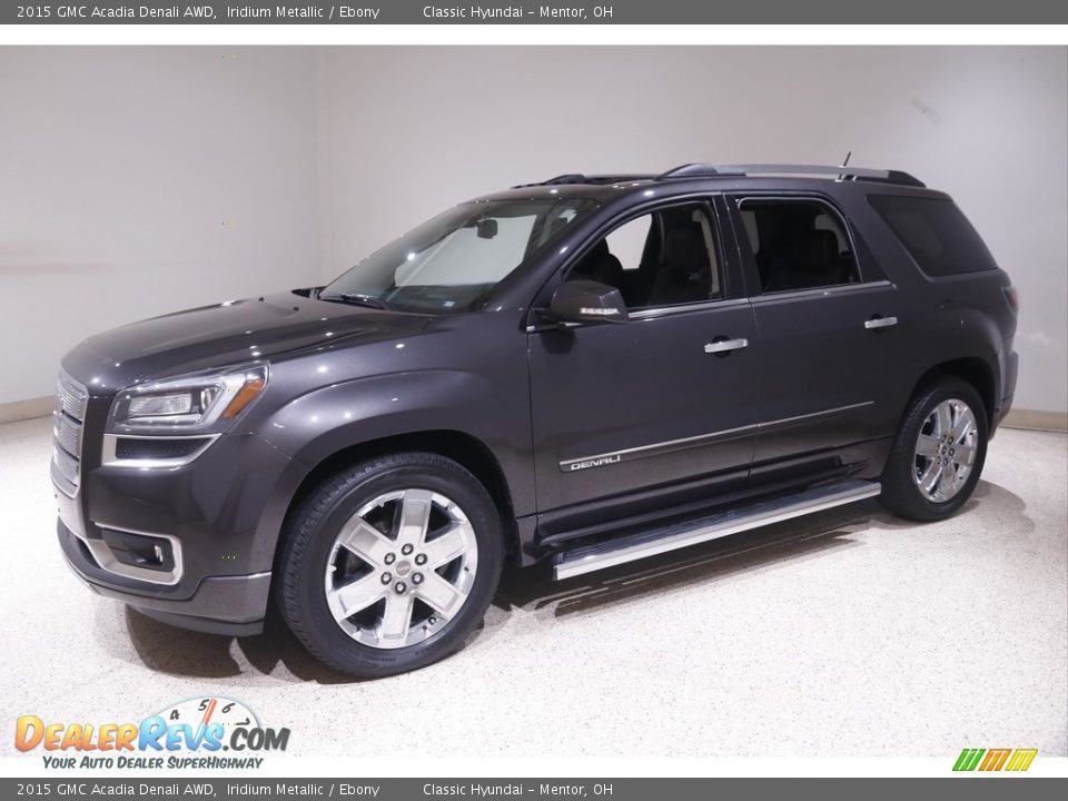 2015 GMC Acadia Denali AWD Iridium Metallic / Ebony Photo #3