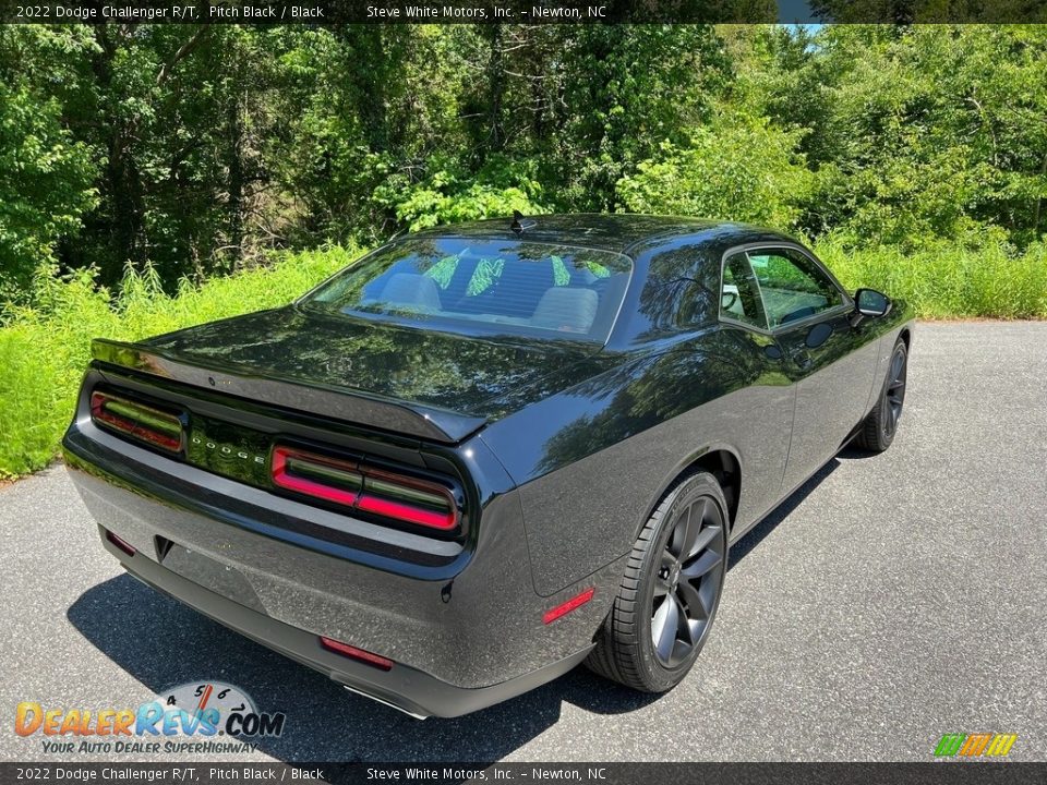 2022 Dodge Challenger R/T Pitch Black / Black Photo #6