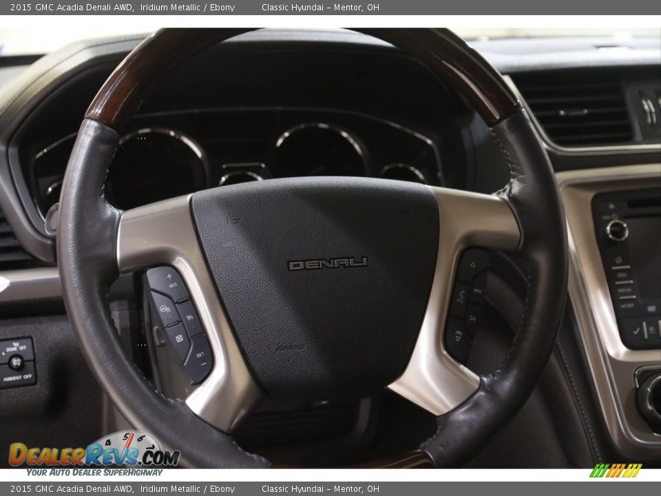 2015 GMC Acadia Denali AWD Iridium Metallic / Ebony Photo #7