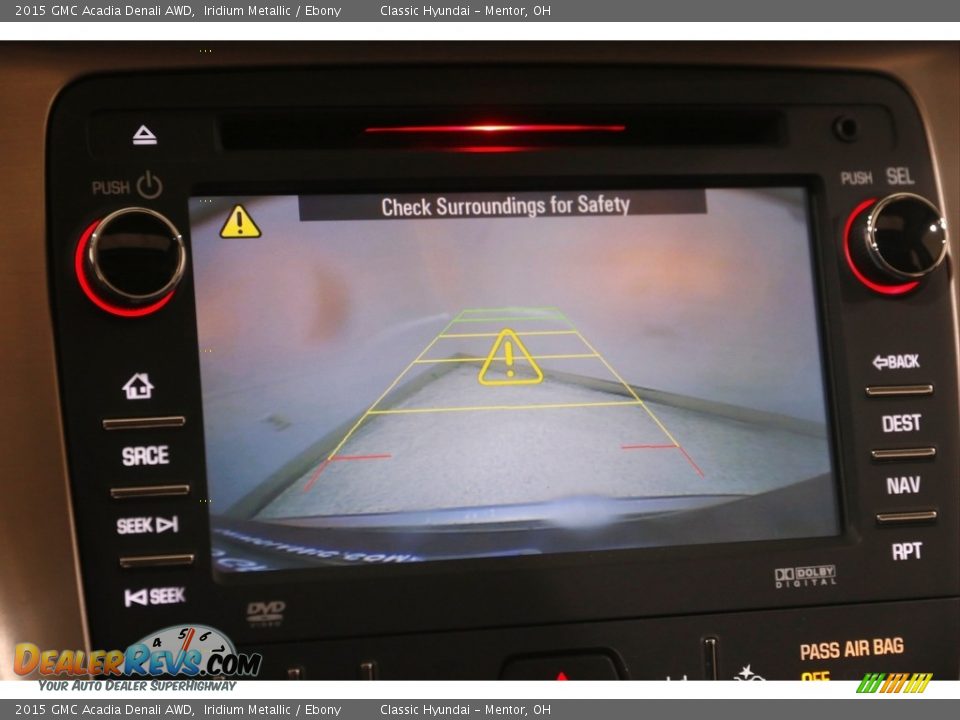 2015 GMC Acadia Denali AWD Iridium Metallic / Ebony Photo #13