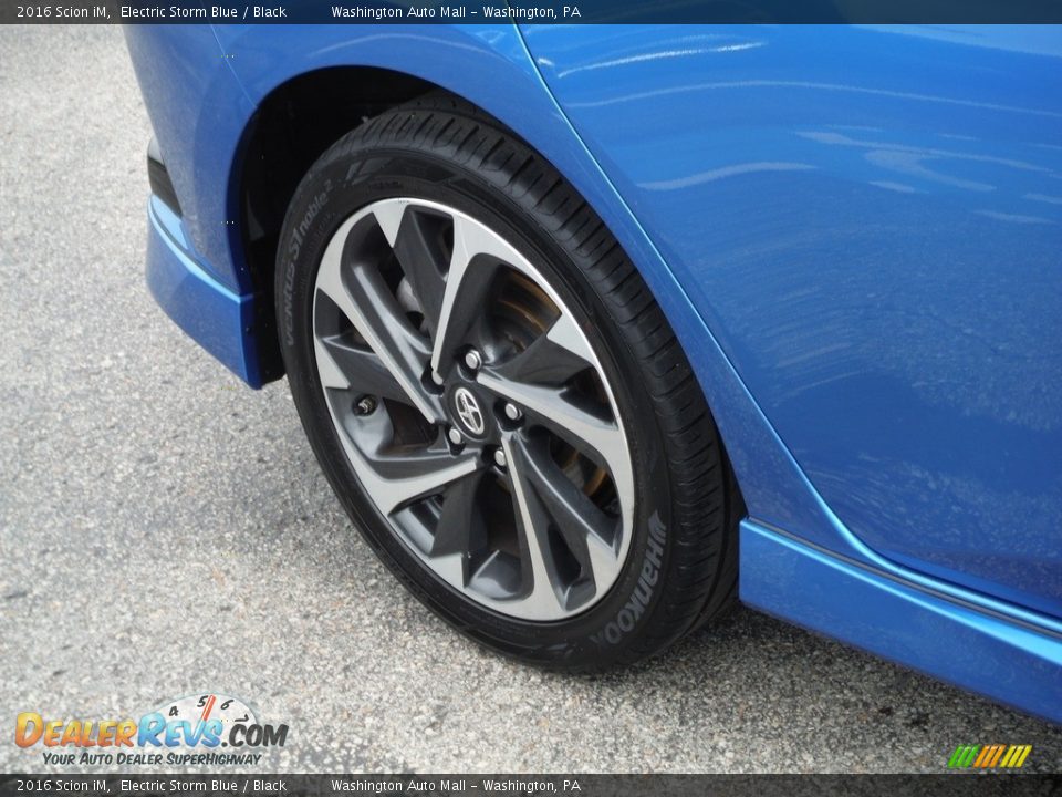 2016 Scion iM Electric Storm Blue / Black Photo #3