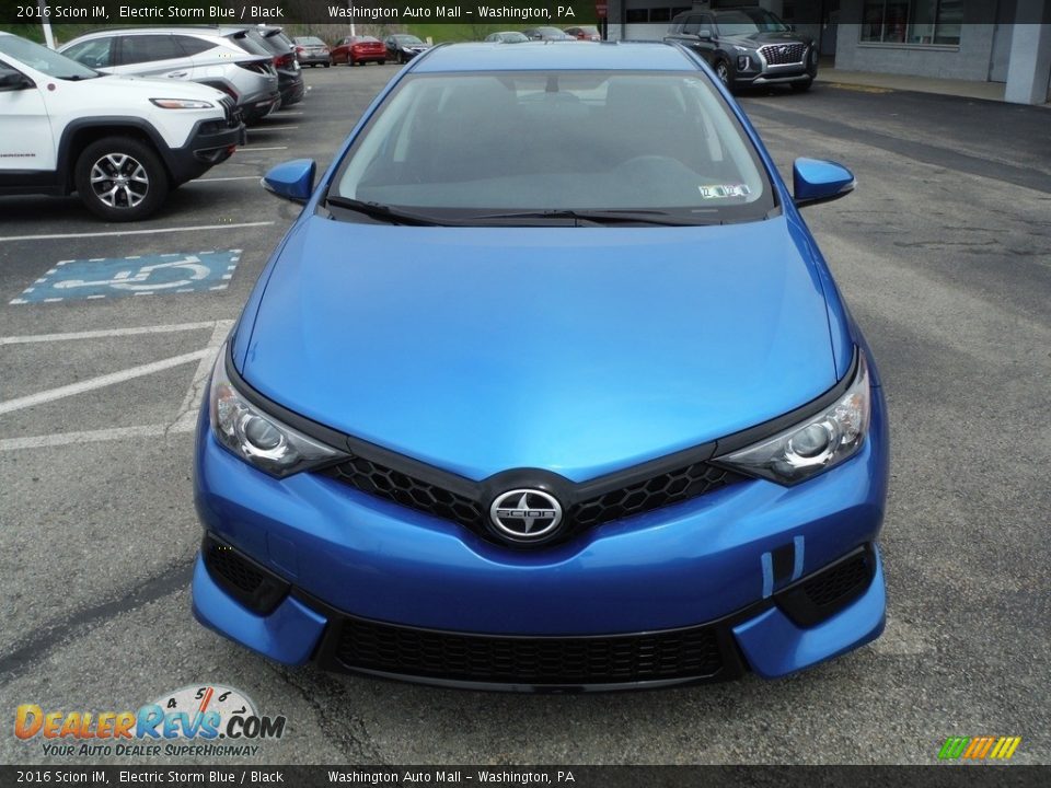 2016 Scion iM Electric Storm Blue / Black Photo #4