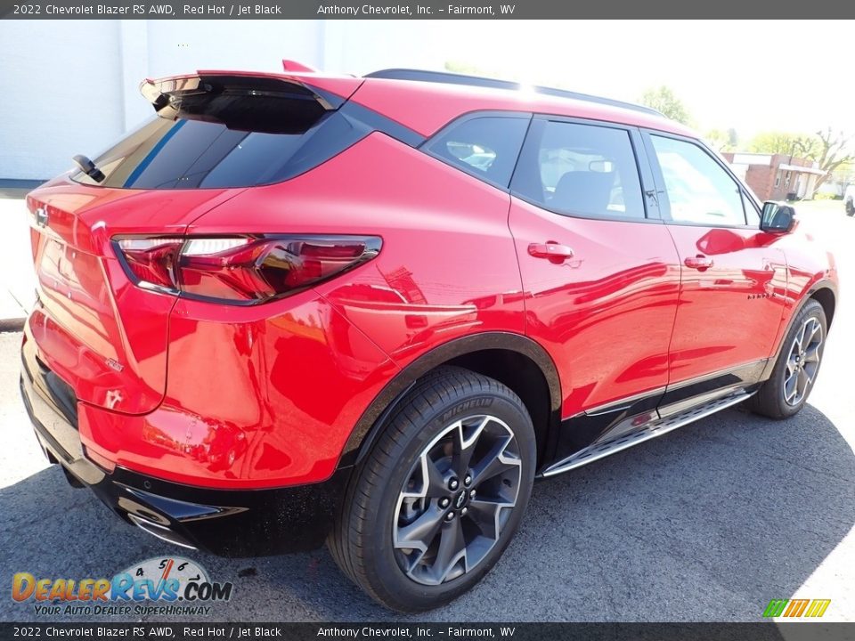 2022 Chevrolet Blazer RS AWD Red Hot / Jet Black Photo #3