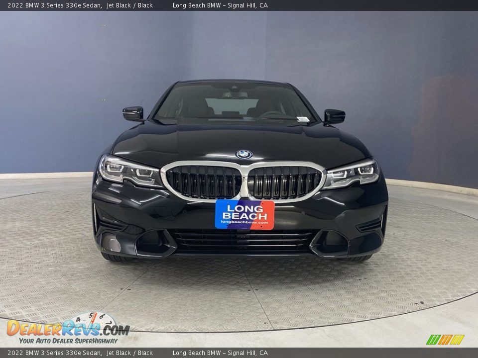 2022 BMW 3 Series 330e Sedan Jet Black / Black Photo #2