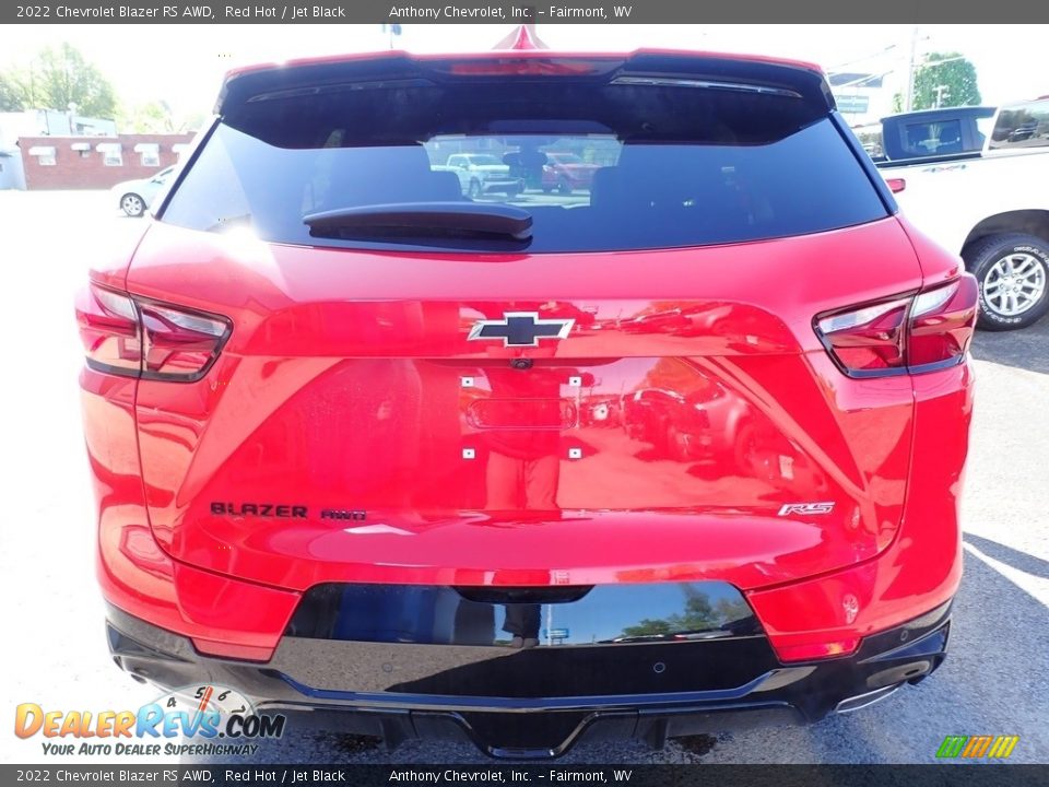 2022 Chevrolet Blazer RS AWD Red Hot / Jet Black Photo #5