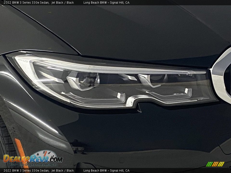 2022 BMW 3 Series 330e Sedan Jet Black / Black Photo #4