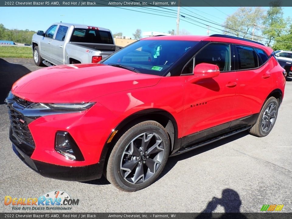 2022 Chevrolet Blazer RS AWD Red Hot / Jet Black Photo #8