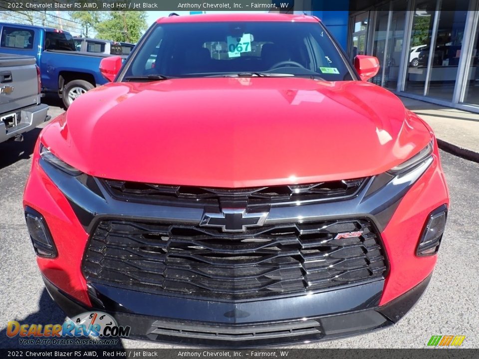 2022 Chevrolet Blazer RS AWD Red Hot / Jet Black Photo #9
