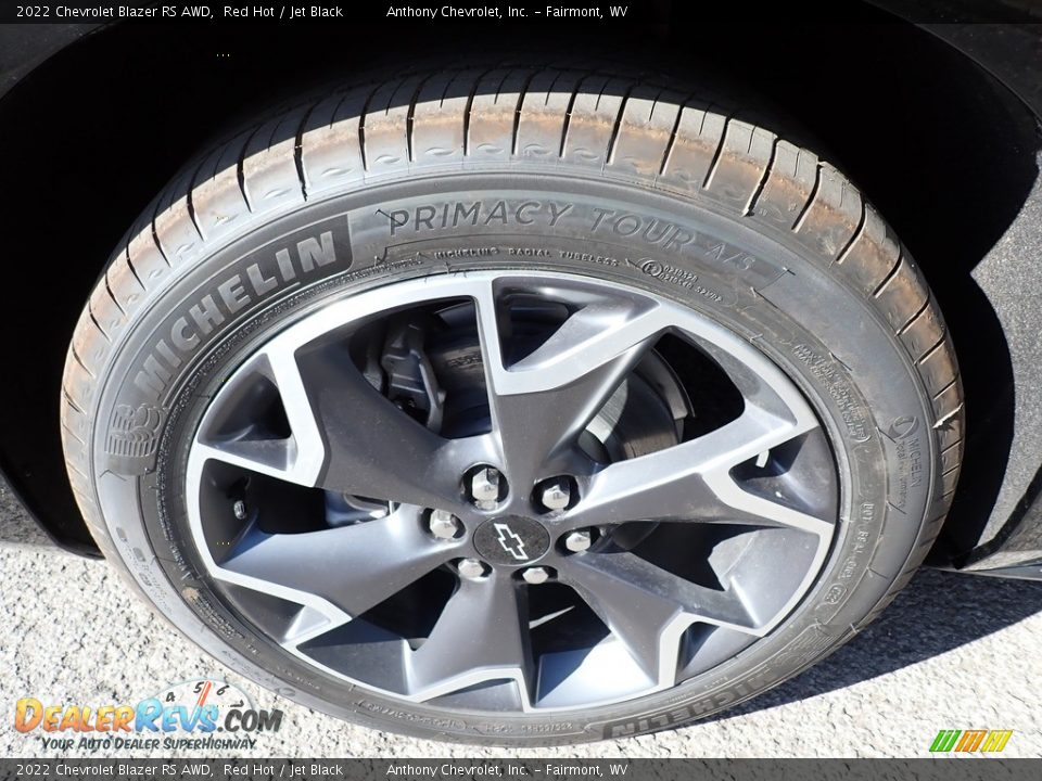 2022 Chevrolet Blazer RS AWD Red Hot / Jet Black Photo #10