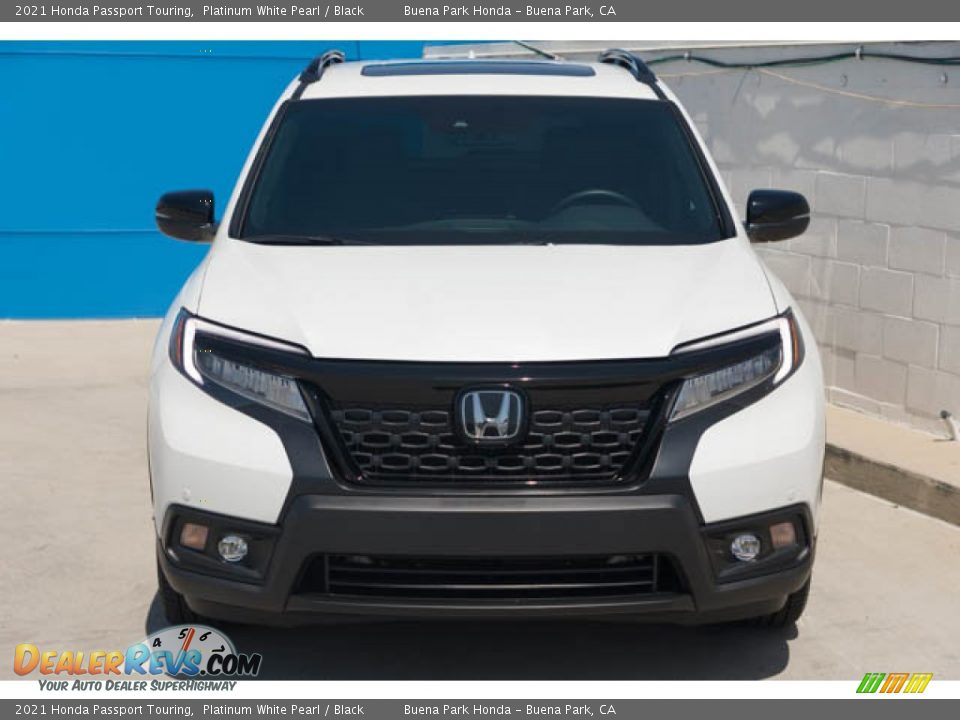 2021 Honda Passport Touring Platinum White Pearl / Black Photo #7