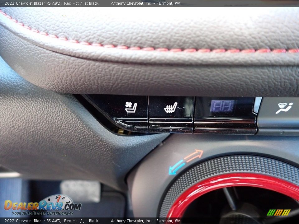 2022 Chevrolet Blazer RS AWD Red Hot / Jet Black Photo #17