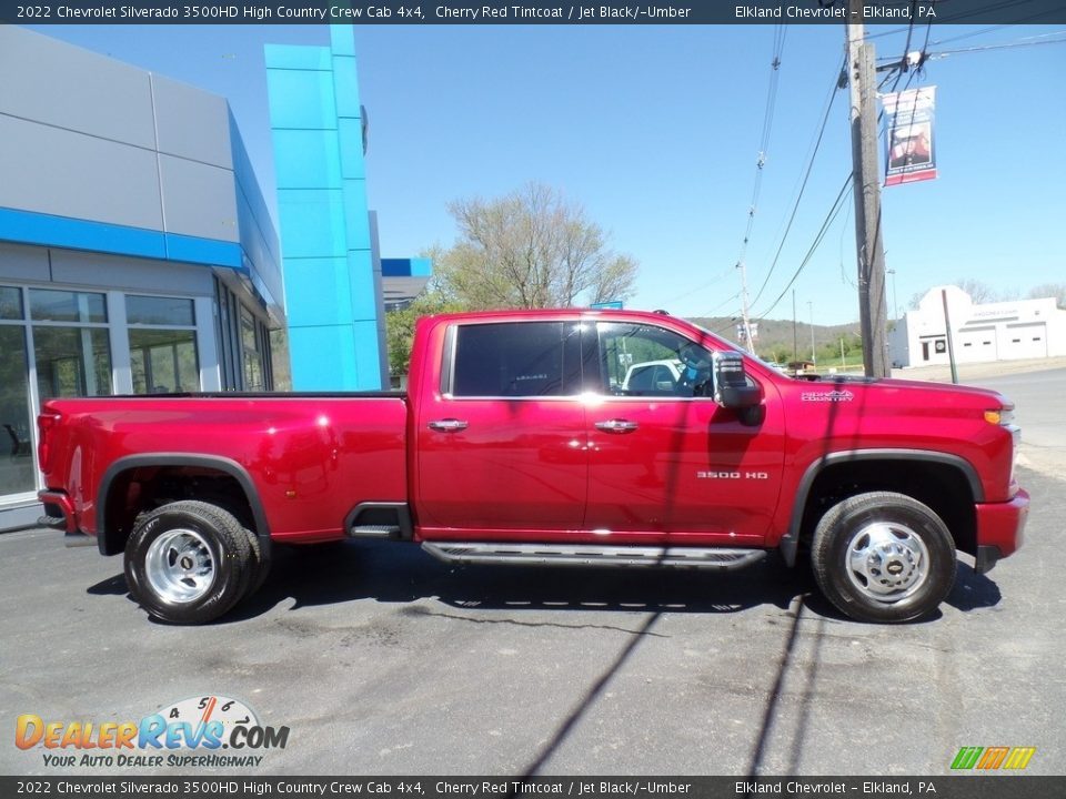 Cherry Red Tintcoat 2022 Chevrolet Silverado 3500HD High Country Crew Cab 4x4 Photo #6