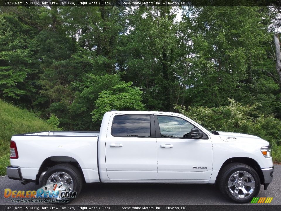 Bright White 2022 Ram 1500 Big Horn Crew Cab 4x4 Photo #5