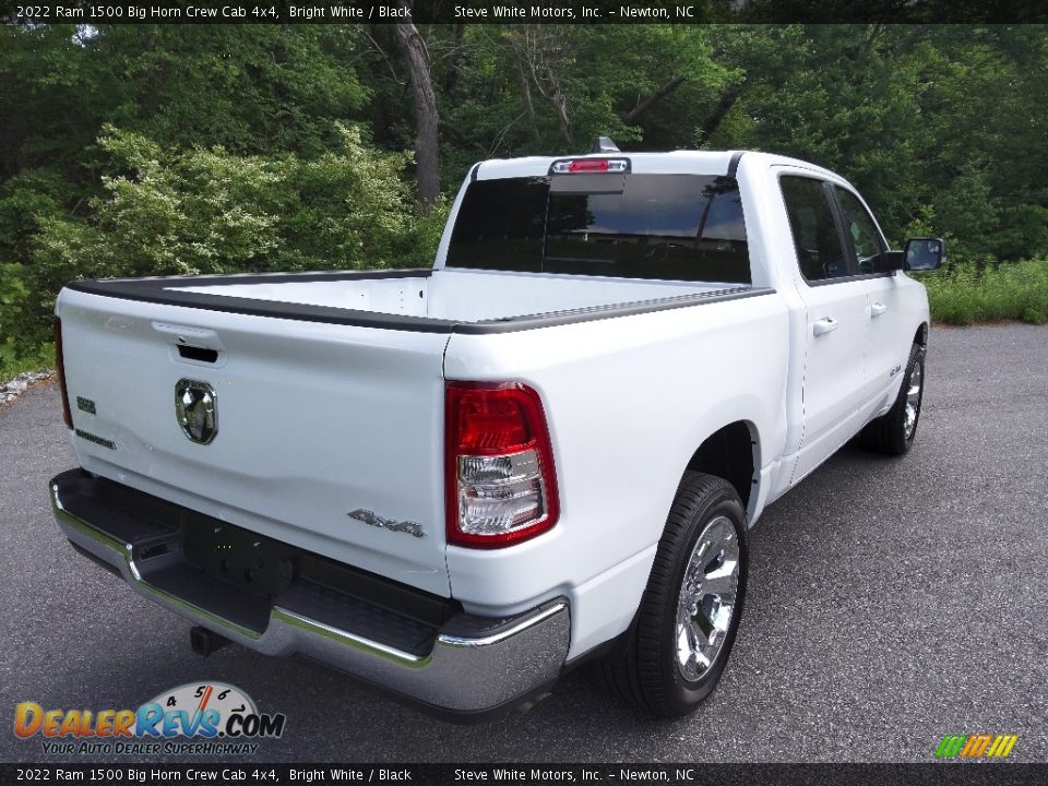 2022 Ram 1500 Big Horn Crew Cab 4x4 Bright White / Black Photo #6