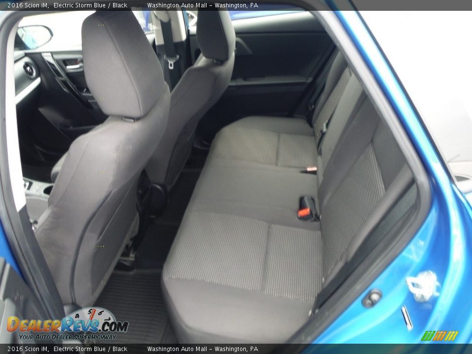 2016 Scion iM Electric Storm Blue / Black Photo #25