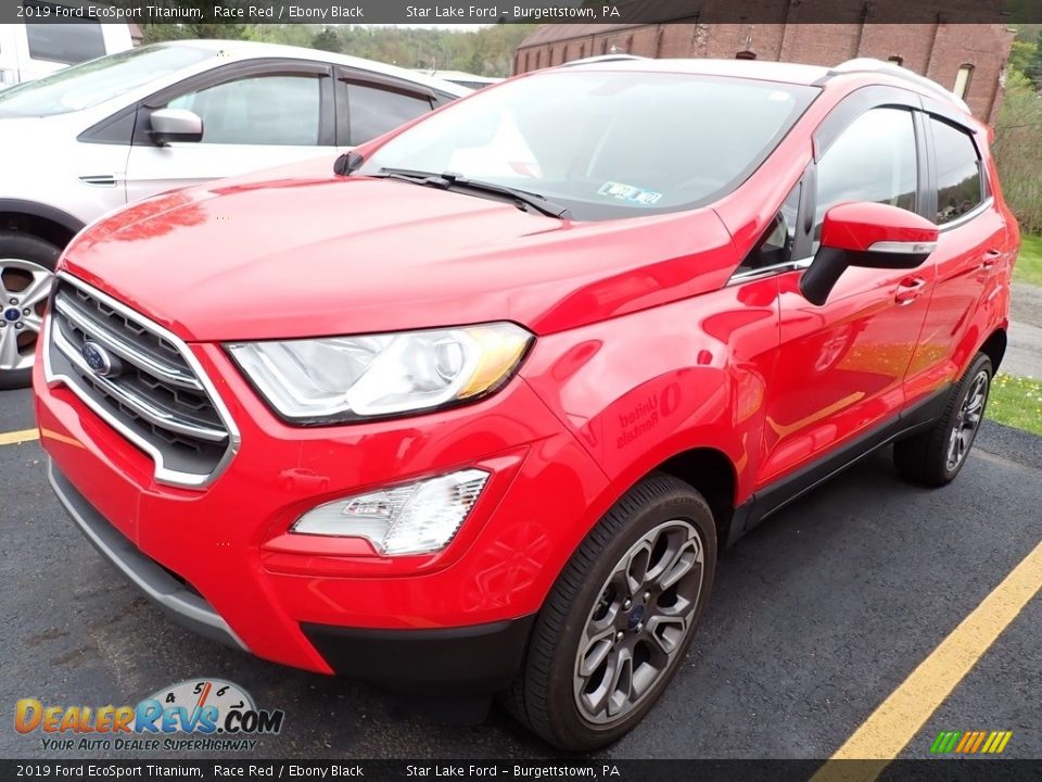 2019 Ford EcoSport Titanium Race Red / Ebony Black Photo #1