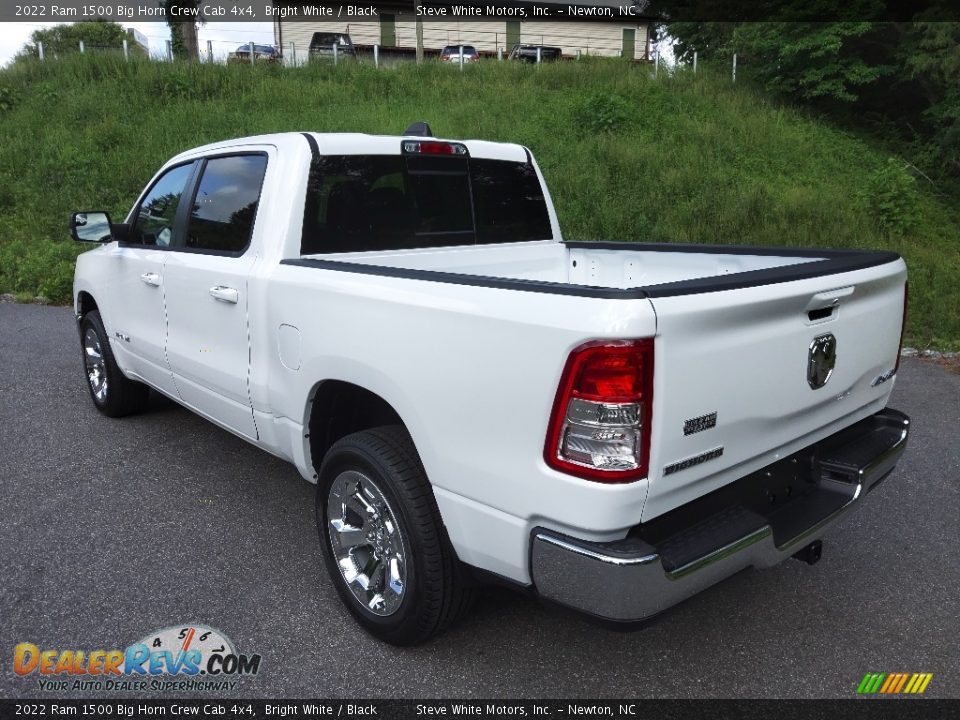 2022 Ram 1500 Big Horn Crew Cab 4x4 Bright White / Black Photo #8