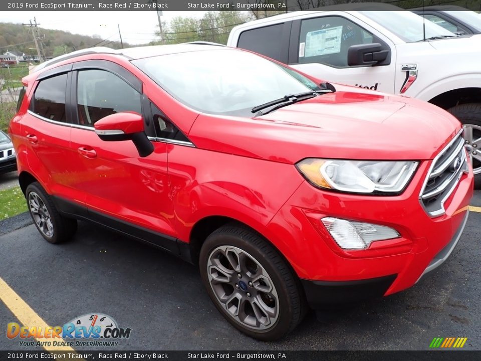 2019 Ford EcoSport Titanium Race Red / Ebony Black Photo #4