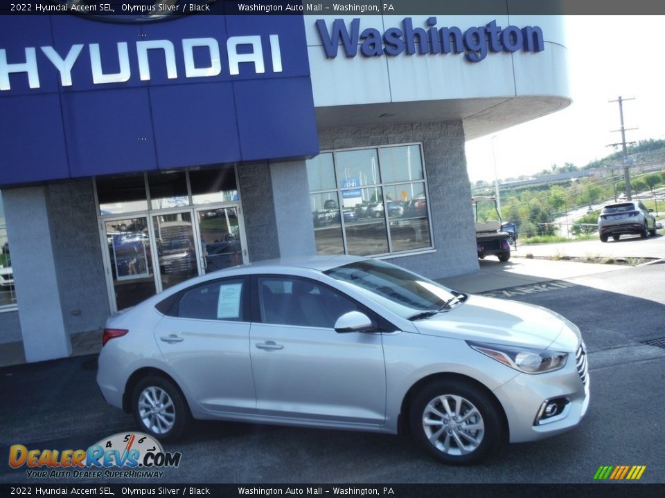 2022 Hyundai Accent SEL Olympus Silver / Black Photo #2