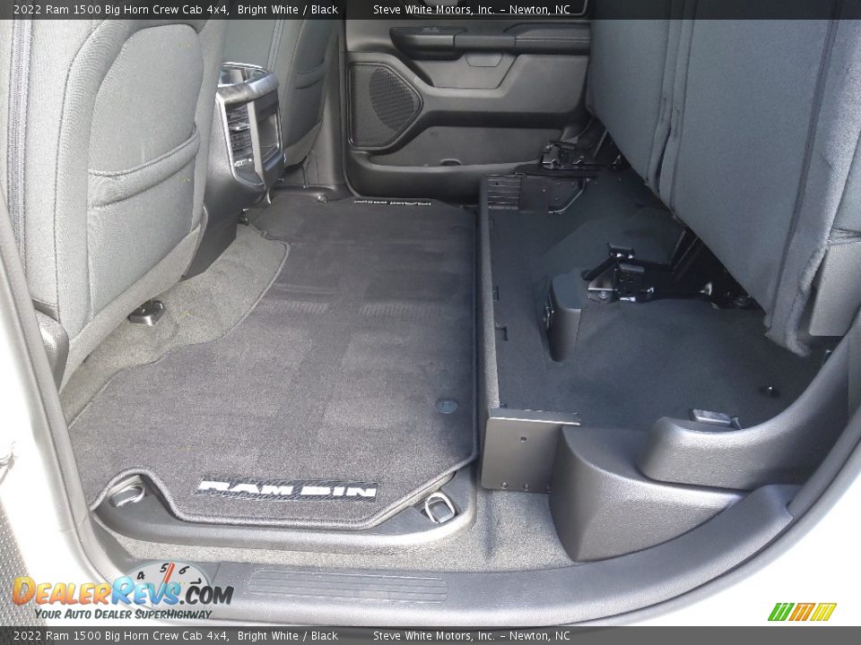 Rear Seat of 2022 Ram 1500 Big Horn Crew Cab 4x4 Photo #14