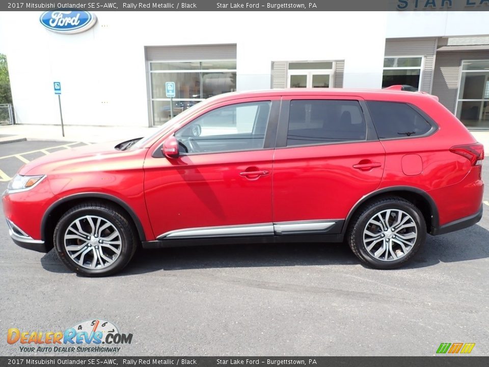 Rally Red Metallic 2017 Mitsubishi Outlander SE S-AWC Photo #2