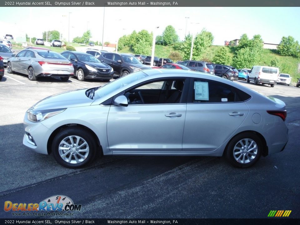 2022 Hyundai Accent SEL Olympus Silver / Black Photo #6