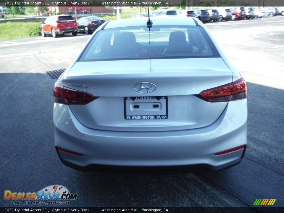 2022 Hyundai Accent SEL Olympus Silver / Black Photo #7