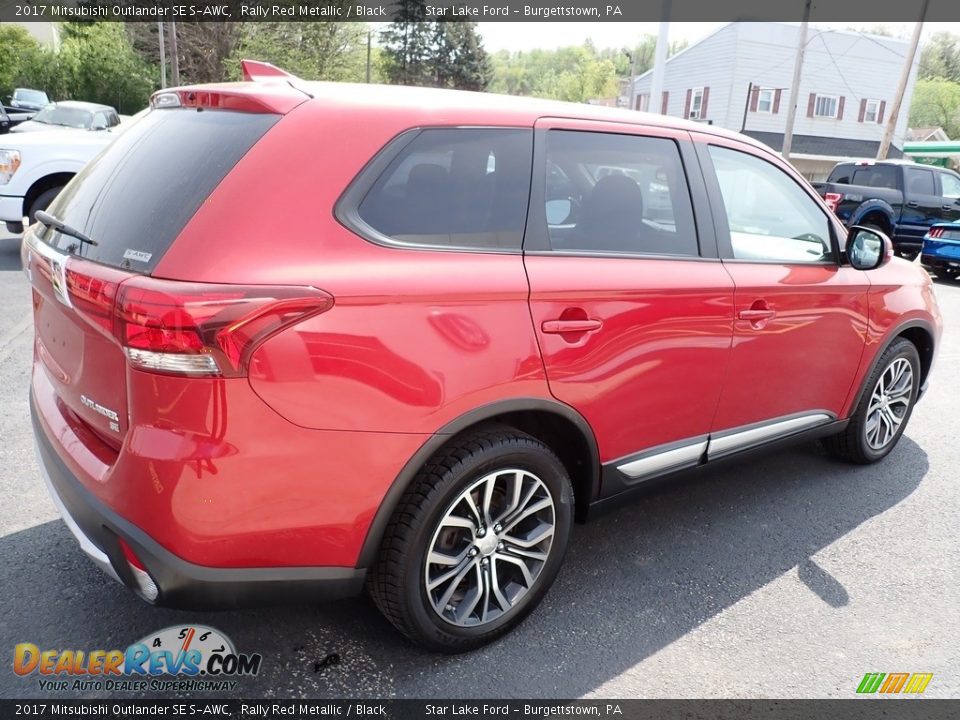 Rally Red Metallic 2017 Mitsubishi Outlander SE S-AWC Photo #6