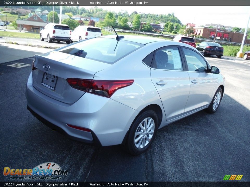 2022 Hyundai Accent SEL Olympus Silver / Black Photo #8