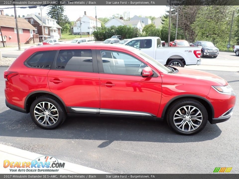 Rally Red Metallic 2017 Mitsubishi Outlander SE S-AWC Photo #7