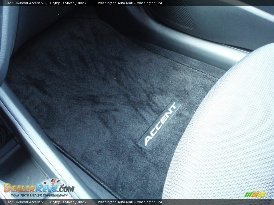 2022 Hyundai Accent SEL Olympus Silver / Black Photo #14