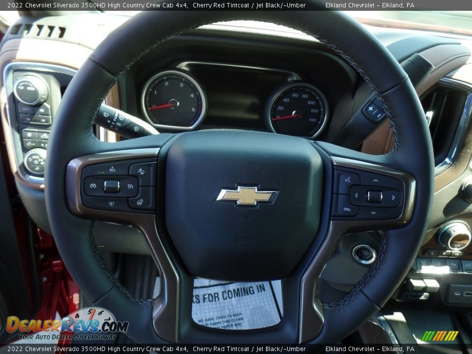 2022 Chevrolet Silverado 3500HD High Country Crew Cab 4x4 Steering Wheel Photo #27