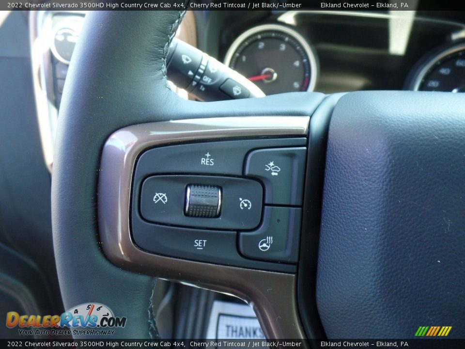 2022 Chevrolet Silverado 3500HD High Country Crew Cab 4x4 Steering Wheel Photo #29