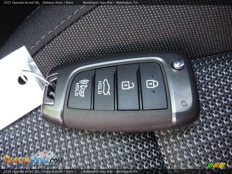 2022 Hyundai Accent SEL Olympus Silver / Black Photo #22