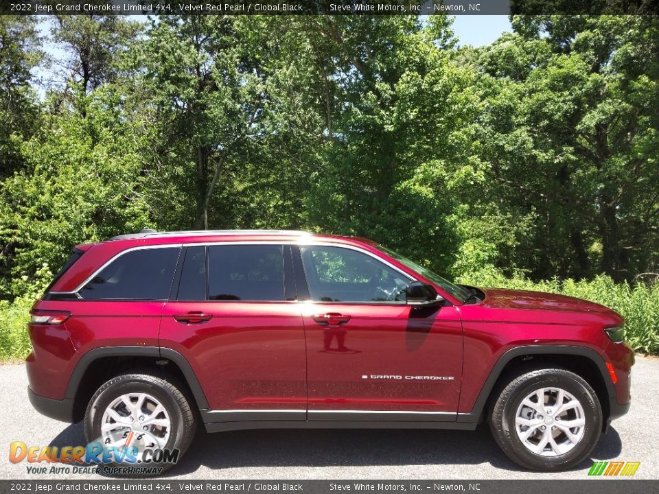 Velvet Red Pearl 2022 Jeep Grand Cherokee Limited 4x4 Photo #5
