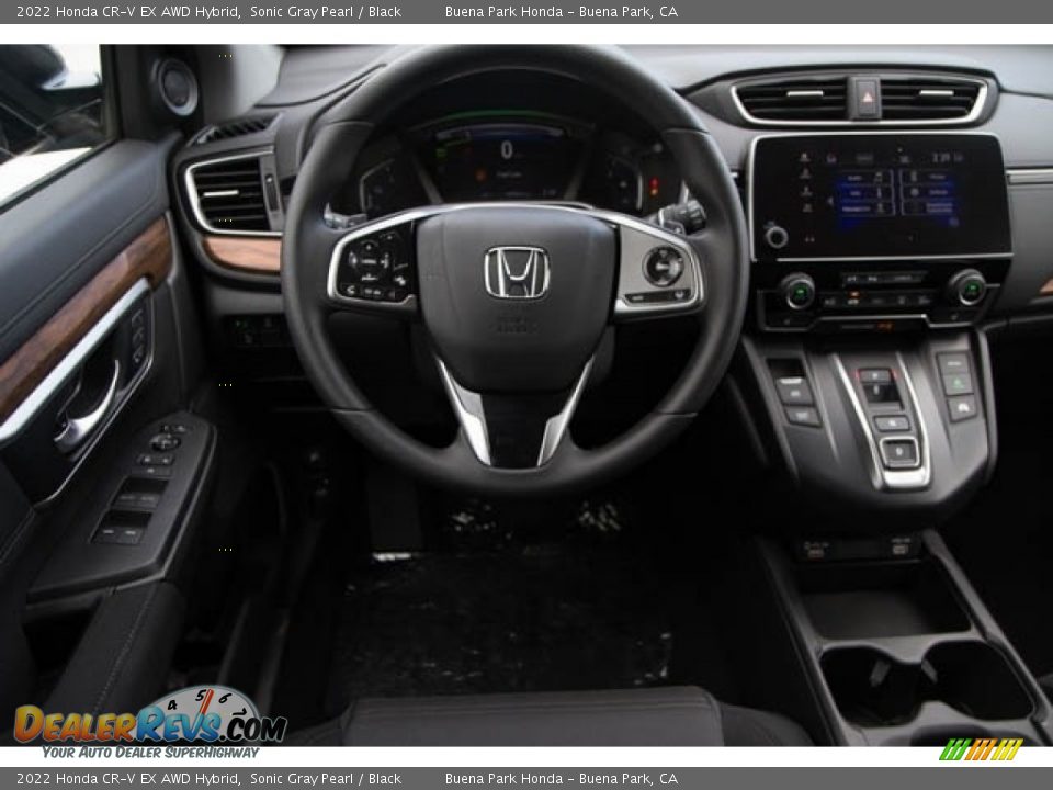 2022 Honda CR-V EX AWD Hybrid Steering Wheel Photo #15
