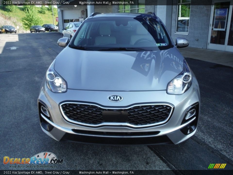 2022 Kia Sportage EX AWD Steel Gray / Gray Photo #7