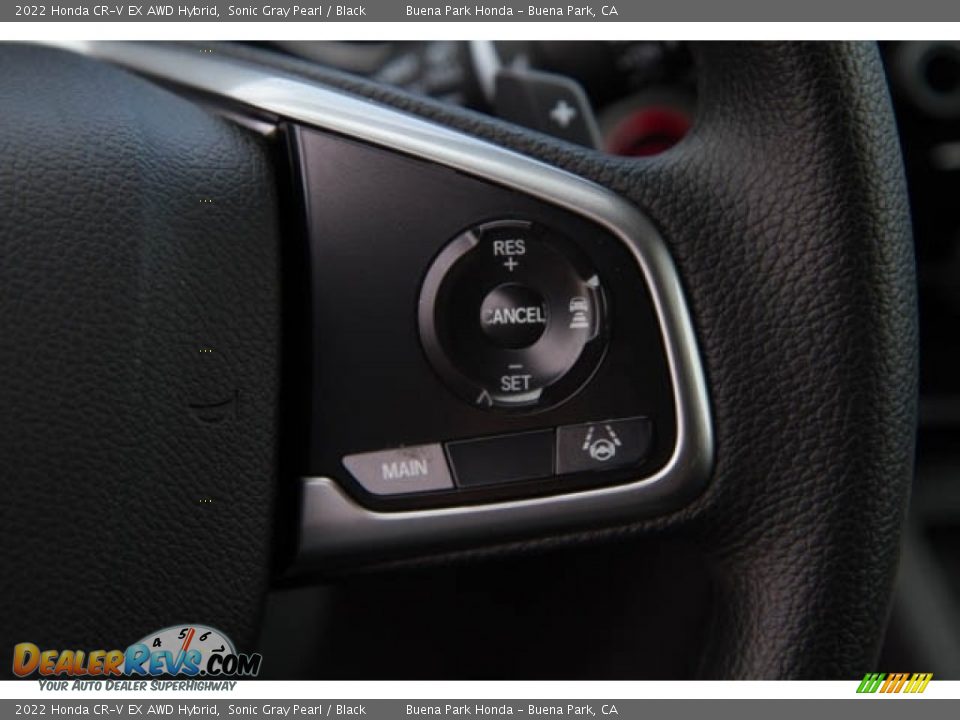2022 Honda CR-V EX AWD Hybrid Steering Wheel Photo #19