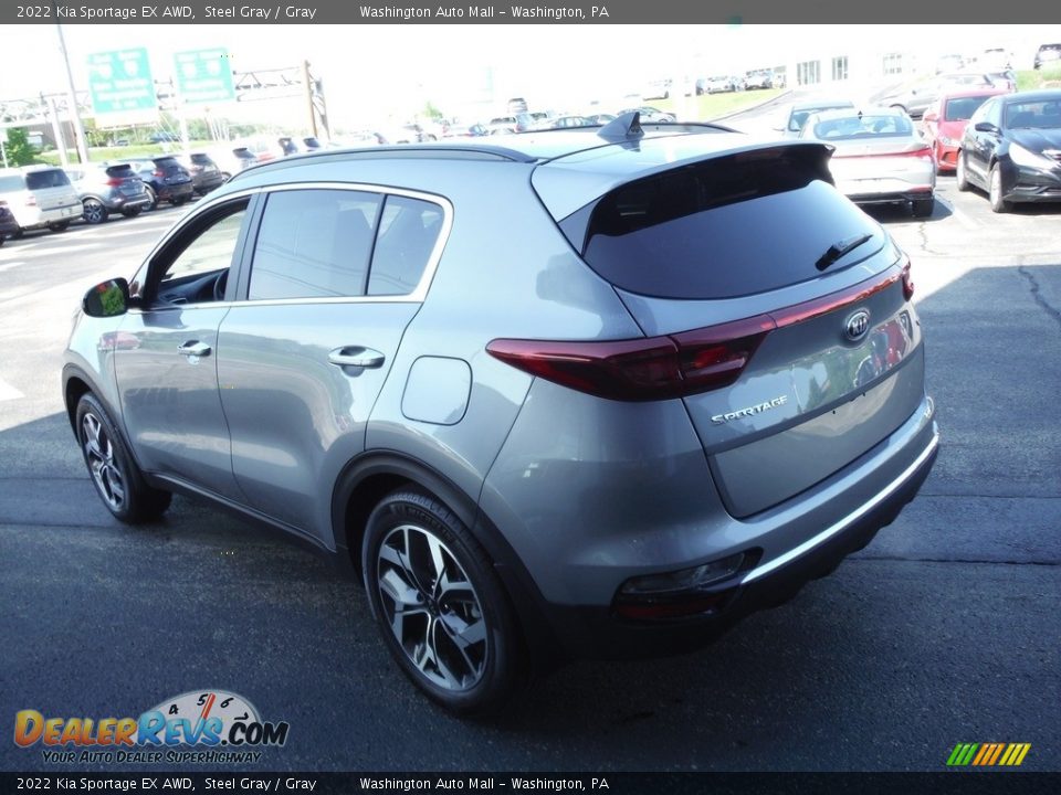 2022 Kia Sportage EX AWD Steel Gray / Gray Photo #10