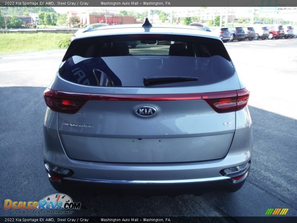 2022 Kia Sportage EX AWD Steel Gray / Gray Photo #11