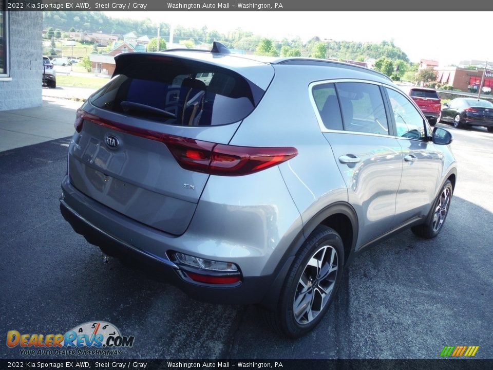 2022 Kia Sportage EX AWD Steel Gray / Gray Photo #12