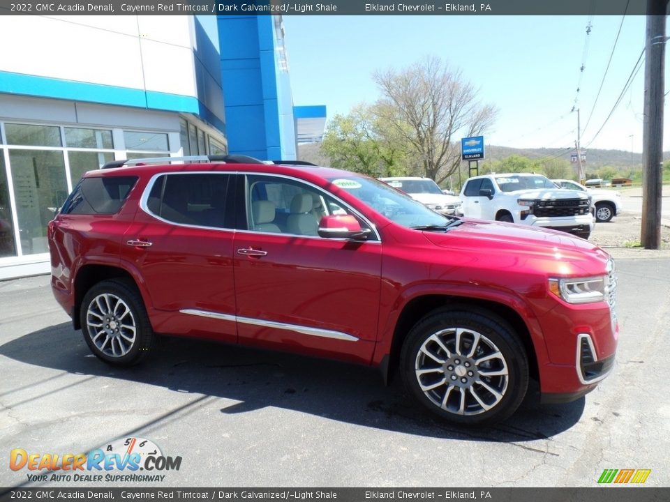 2022 GMC Acadia Denali Cayenne Red Tintcoat / Dark Galvanized/­Light Shale Photo #5