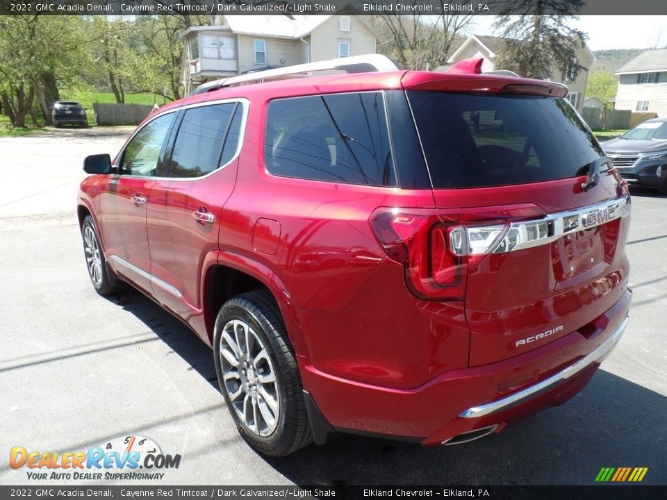 2022 GMC Acadia Denali Cayenne Red Tintcoat / Dark Galvanized/­Light Shale Photo #10