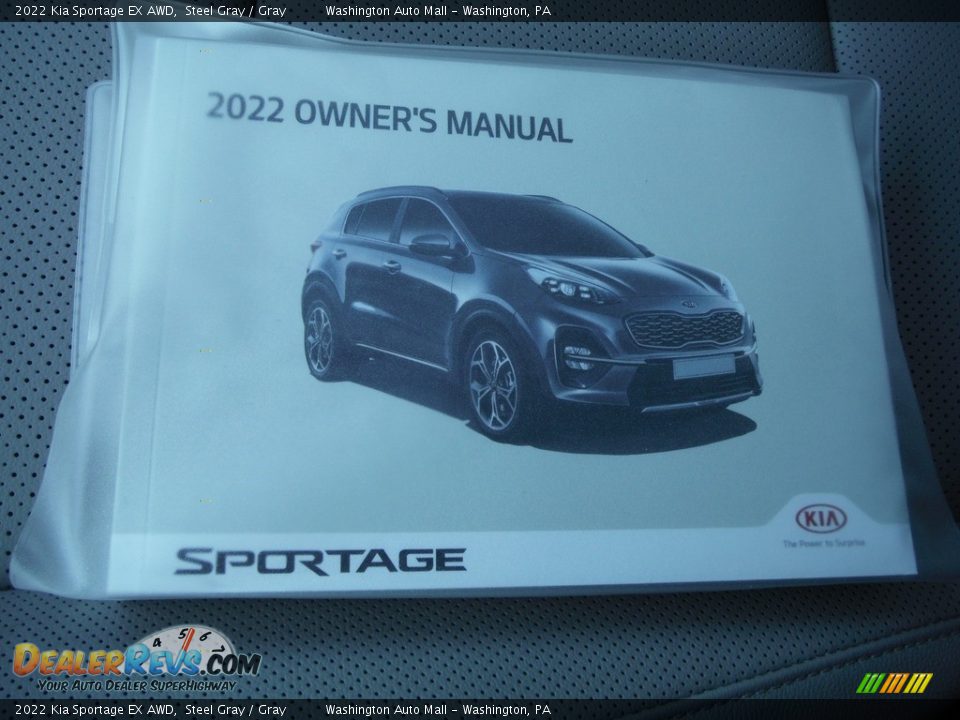 2022 Kia Sportage EX AWD Steel Gray / Gray Photo #36