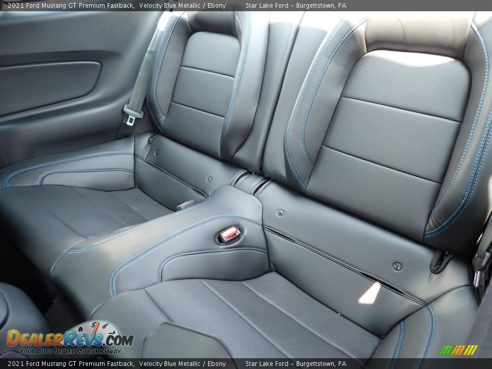 Rear Seat of 2021 Ford Mustang GT Premium Fastback Photo #10