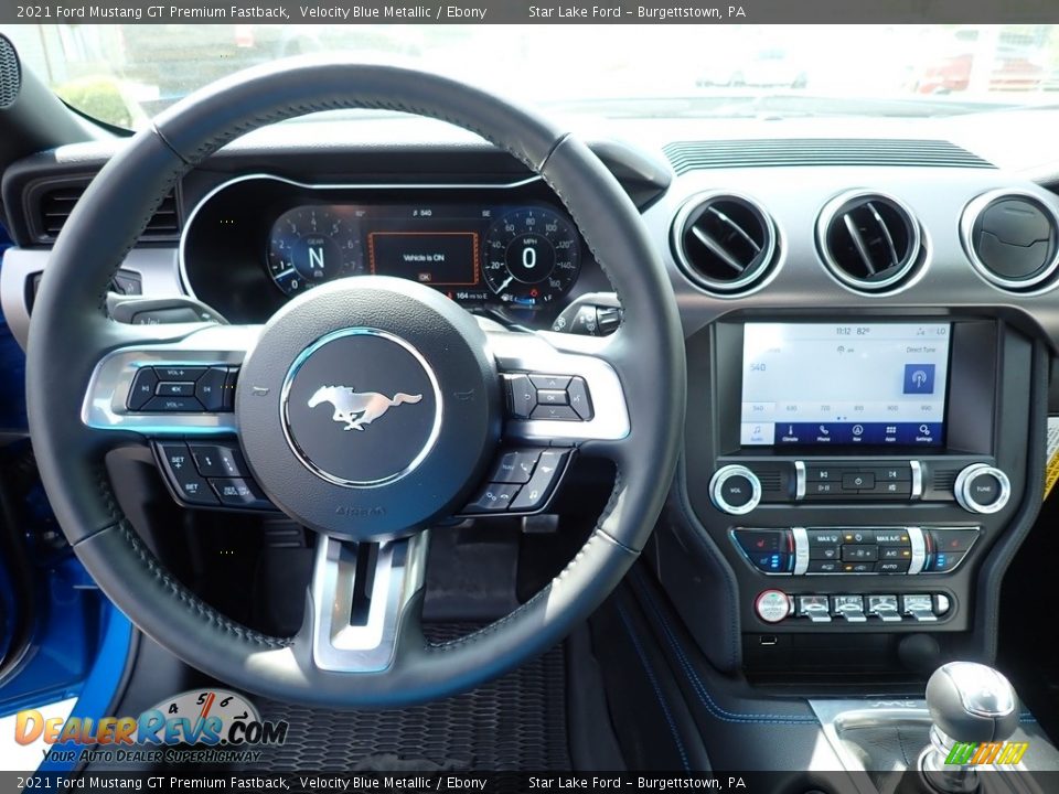 Dashboard of 2021 Ford Mustang GT Premium Fastback Photo #11