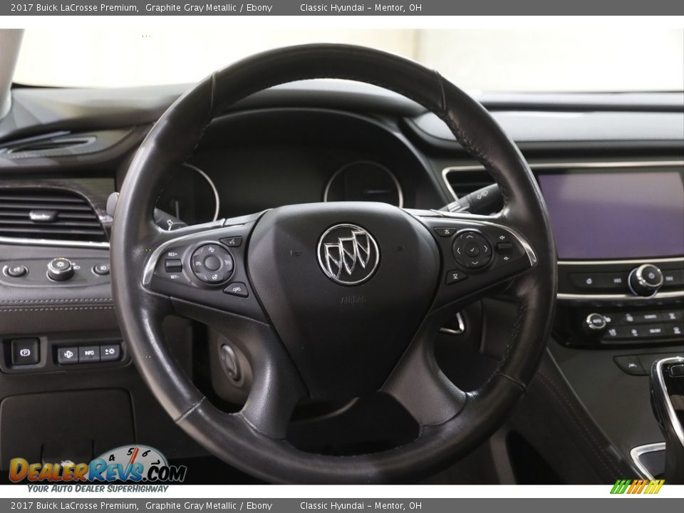 2017 Buick LaCrosse Premium Graphite Gray Metallic / Ebony Photo #7