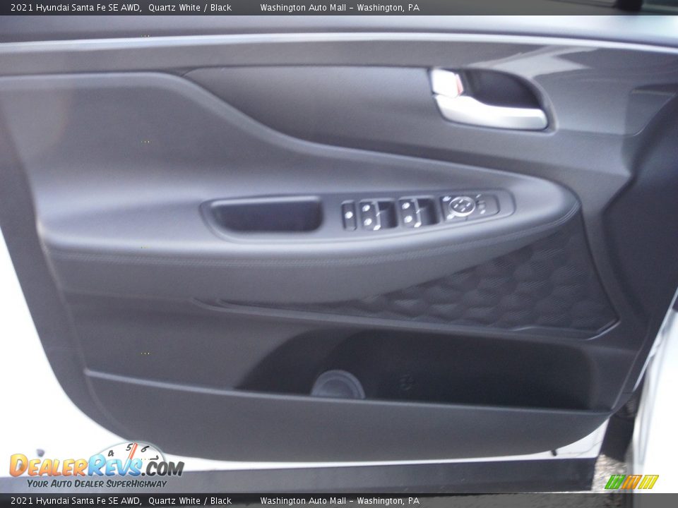 2021 Hyundai Santa Fe SE AWD Quartz White / Black Photo #10