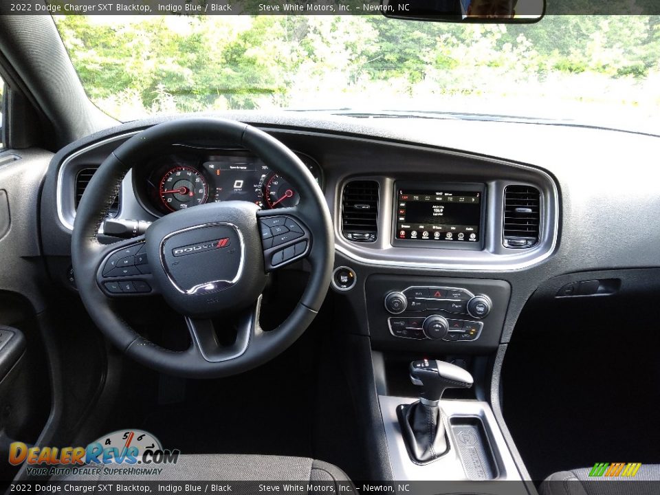 2022 Dodge Charger SXT Blacktop Indigo Blue / Black Photo #15